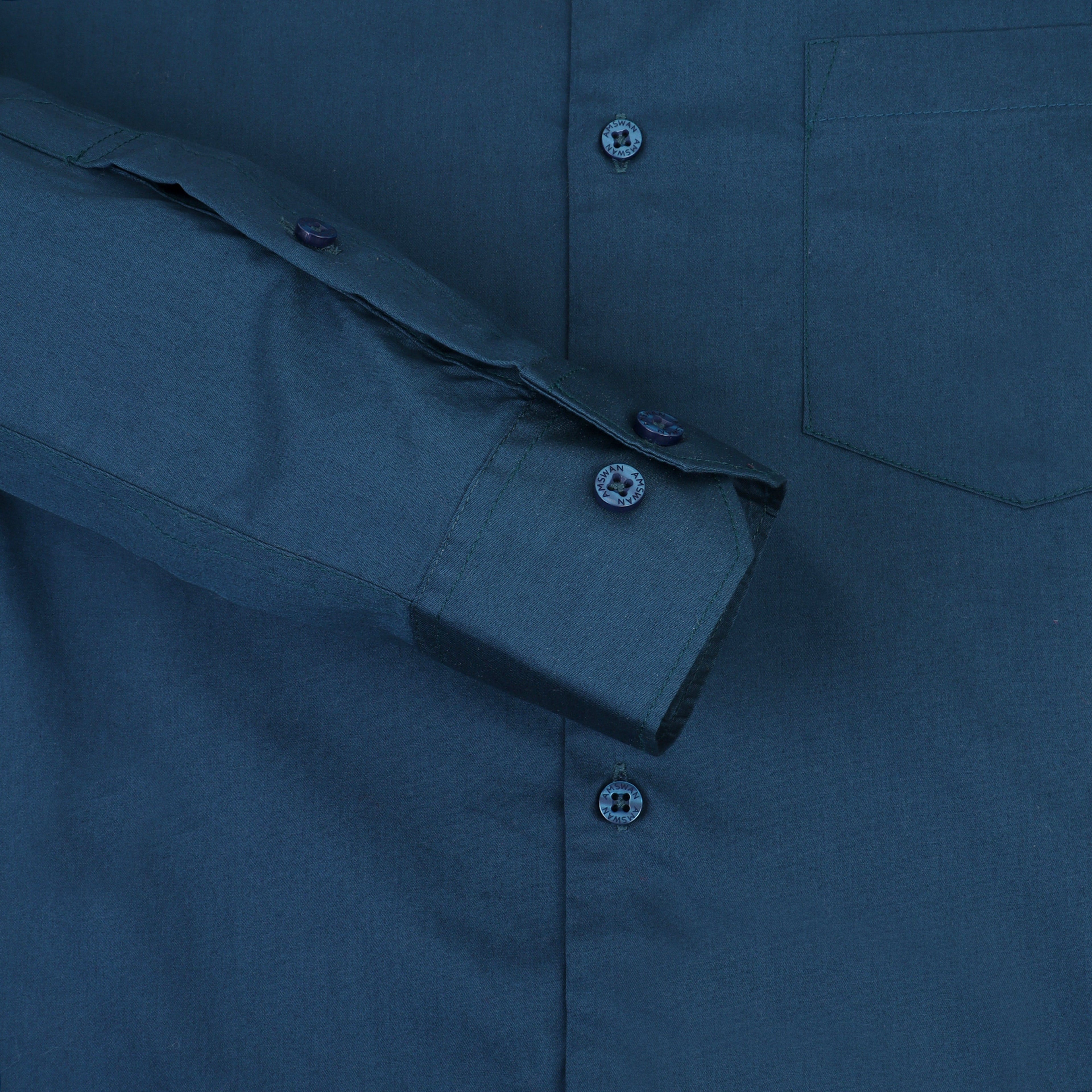 Blue Shirt With Premium Cotton Lycra