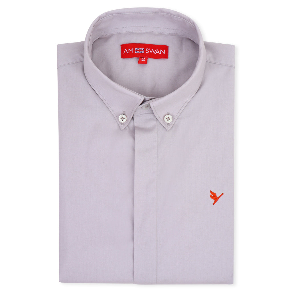 Grey Shirt With Premium Cotton Lycra