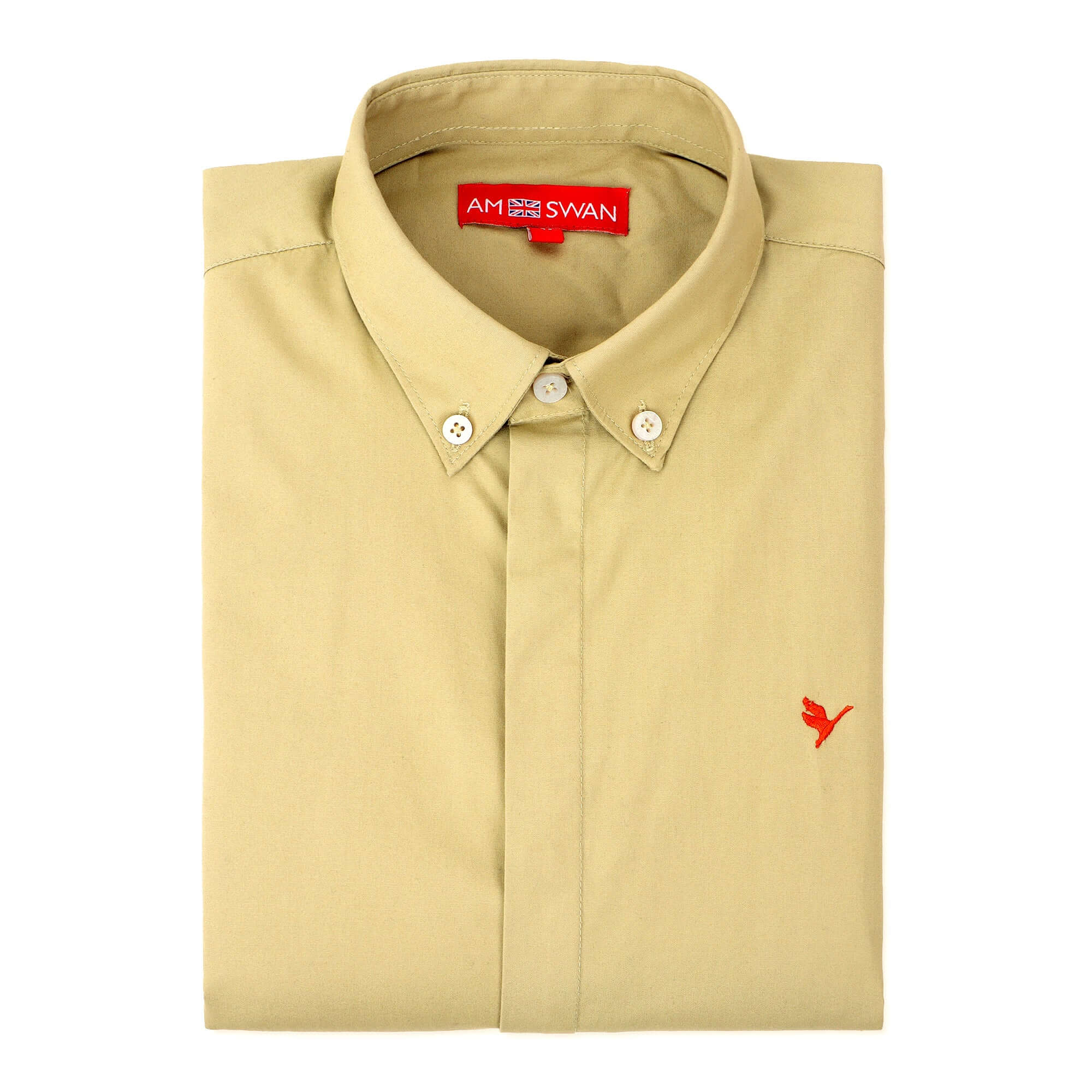 Pale Yellow Shirt With Premium Cotton Lycra