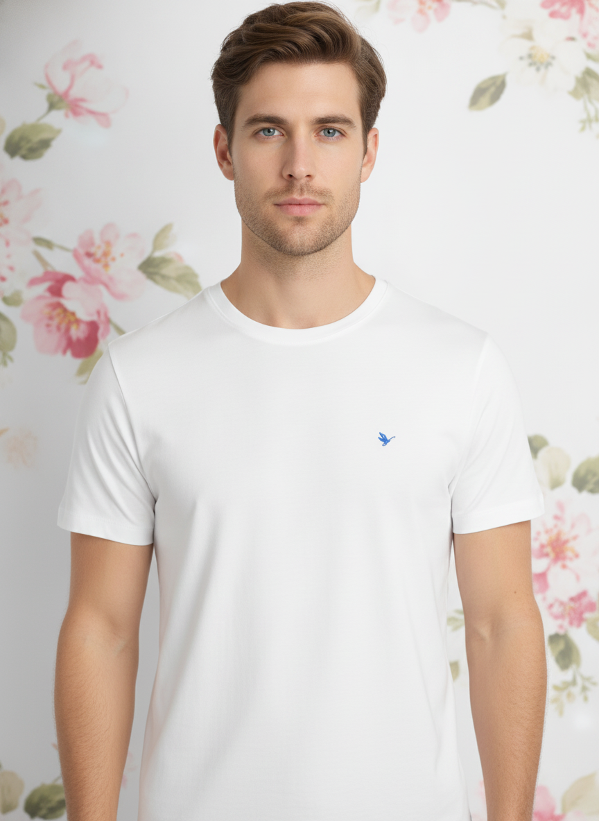 Mens Premium Cotton Half Sleeve Crew Neck T-Shirts