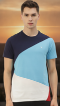 Mens Cotton Rich Lycra Half Sleeve Crew Neck T-Shirts
