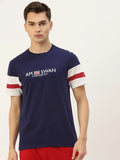 Mens Premium Cotton Lycra Printed Half Sleeve Crew Neck T-Shirts