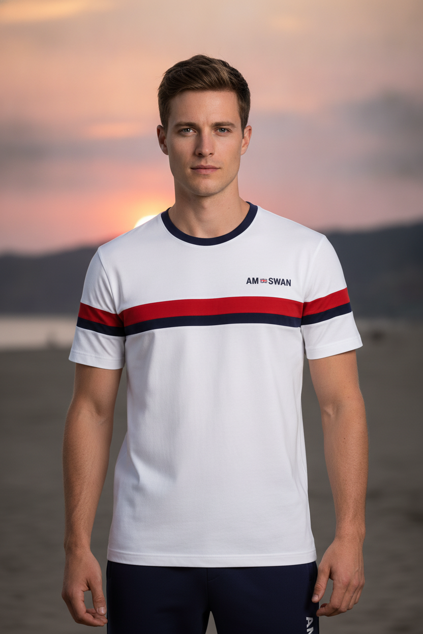 Mens Premium Cotton Lycra Printed Half Sleeve Crew Neck T-Shirts