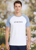 Mens Premium Cotton Printed Colourblock Half Sleeve T-Shirts