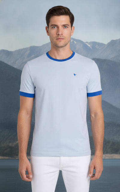 Mens Premium Cotton Half Sleeve Crew Neck T-Shirts