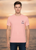 Mens Premium Cotton Lycra Graphic Half Sleeve Crew Neck T-Shirts