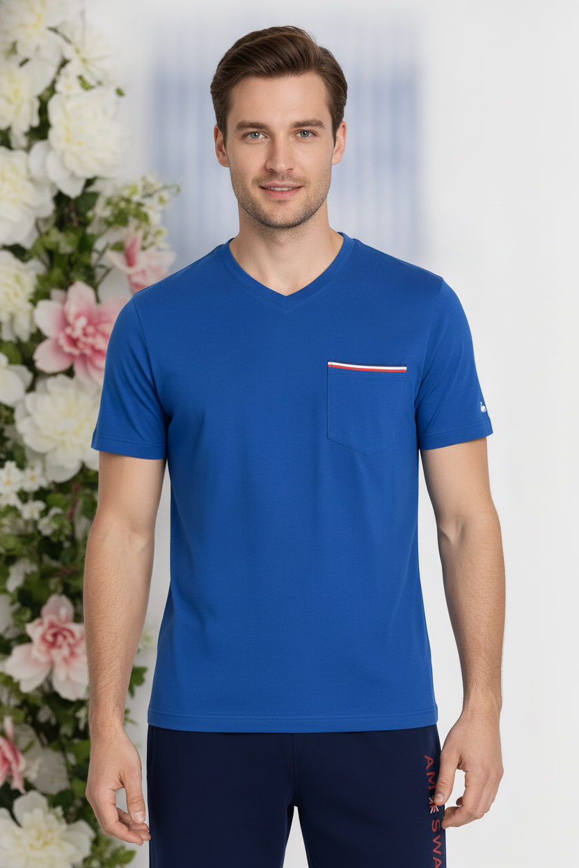 Mens Premium Cotton Half Sleeve Solid T-Shirts