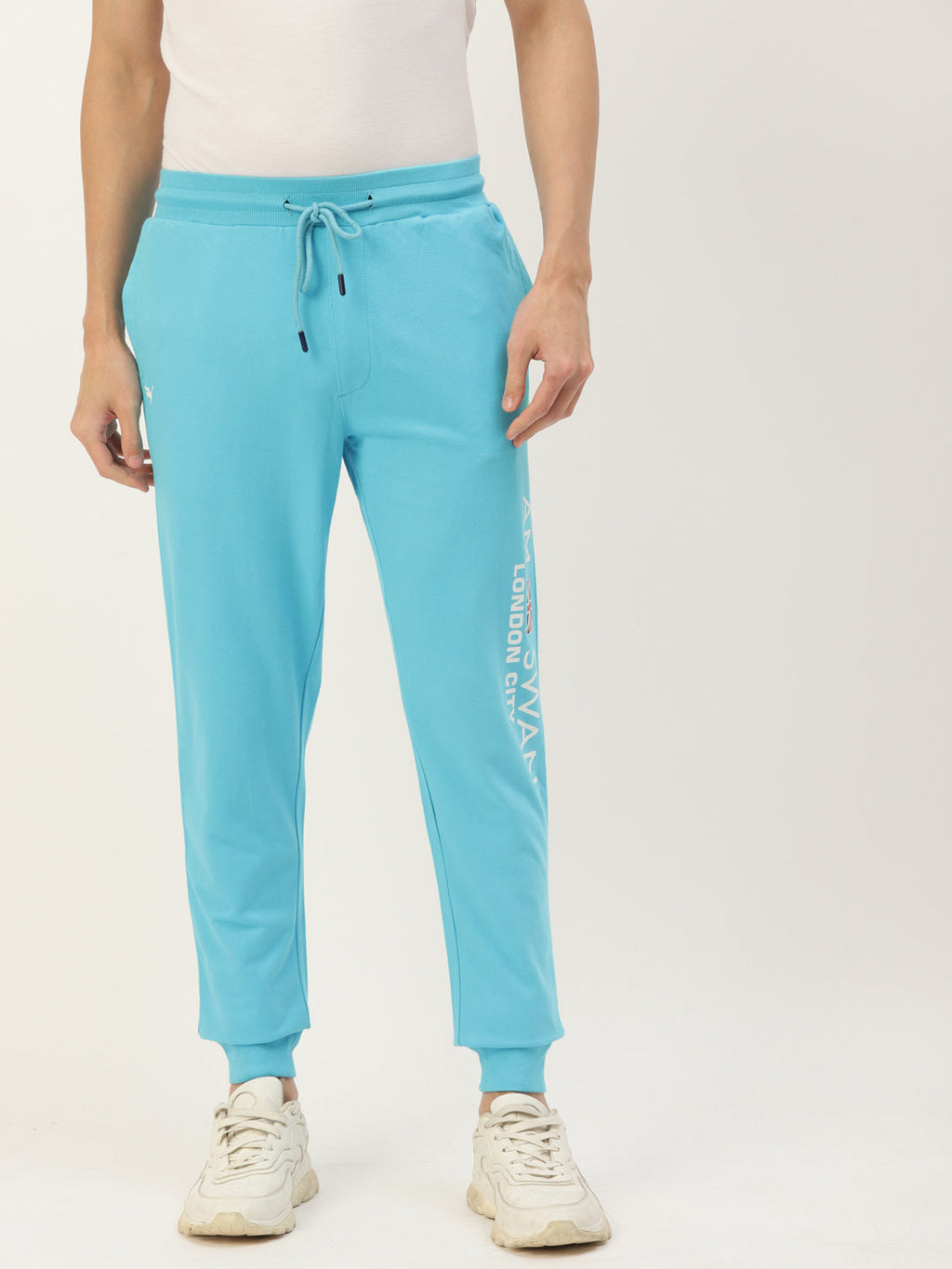 MENS PREMIUM COTTON PRINTED TRACK PANTS