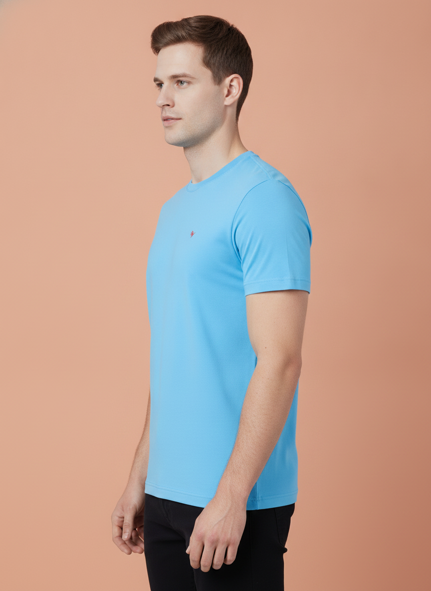 Mens Premium Cotton Half Sleeve Crew Neck T-Shirts
