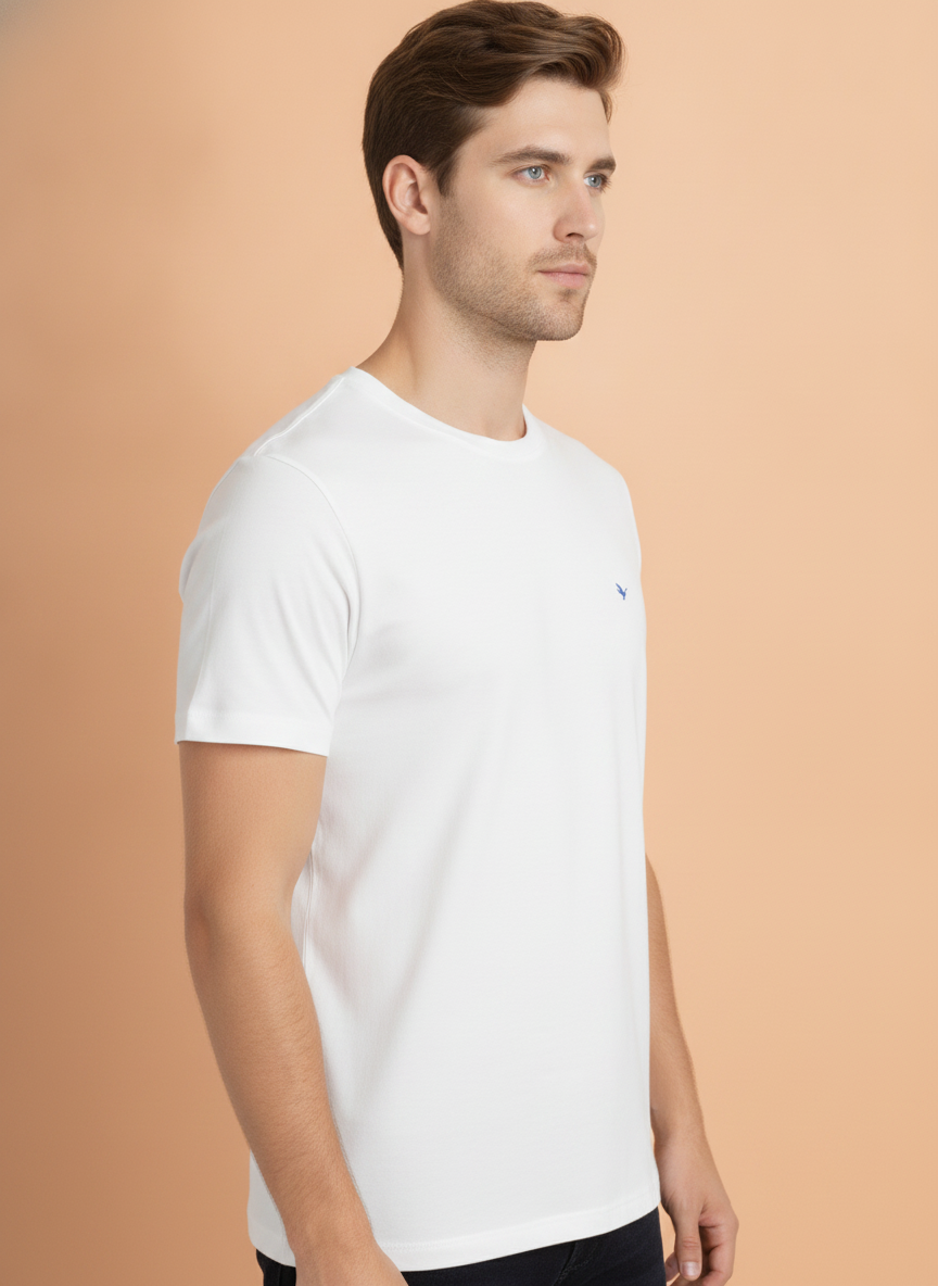Mens Premium Cotton Half Sleeve Crew Neck T-Shirts