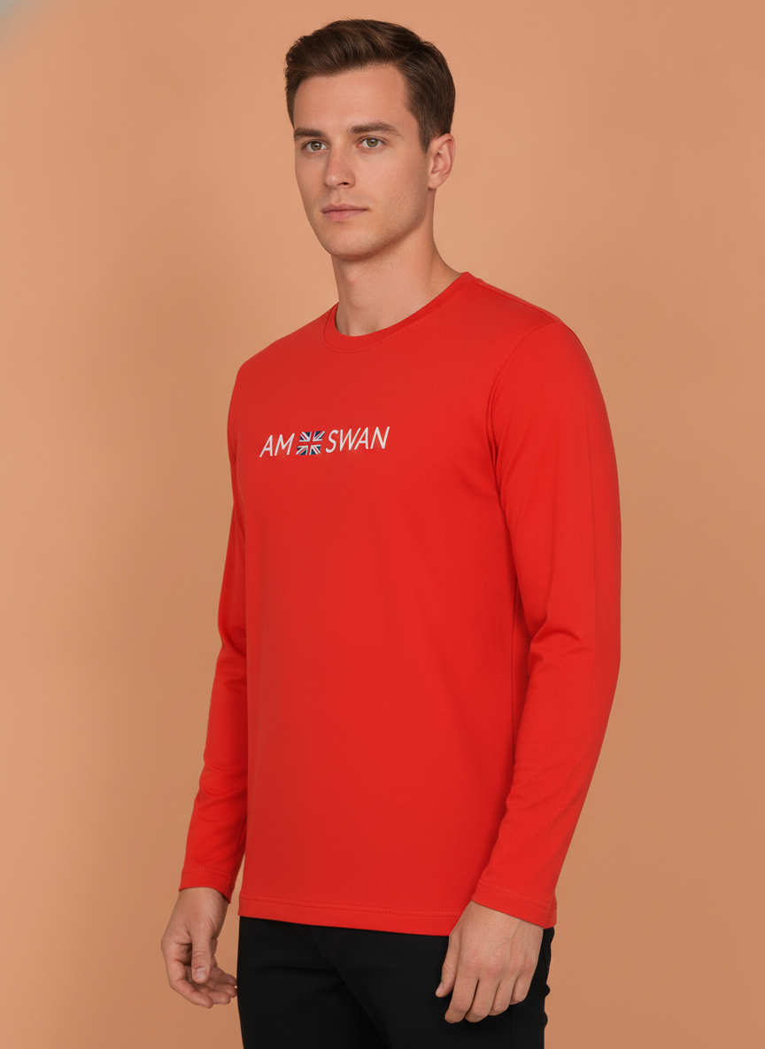 Mens Premium Cotton Printed Full Sleeve T-Shirts