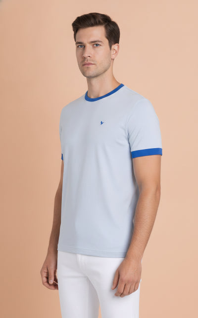 Mens Premium Cotton Half Sleeve Crew Neck T-Shirts