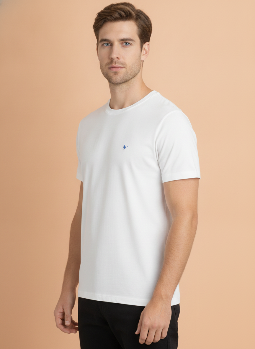 Mens Premium Cotton Half Sleeve Crew Neck T-Shirts