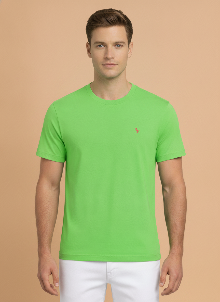 Mens Premium Cotton Half Sleeve Crew Neck T-Shirts