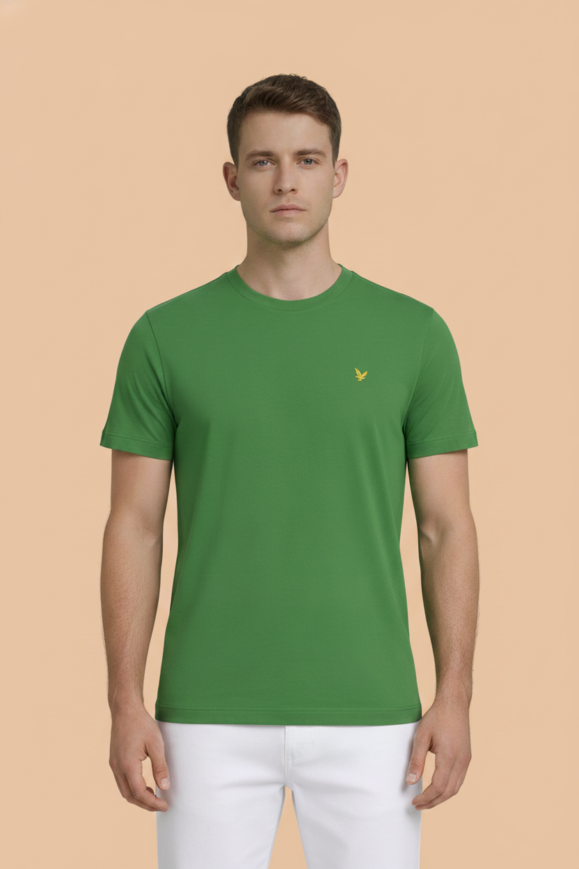 Mens Premium Cotton Half Sleeve Crew Neck T-Shirts