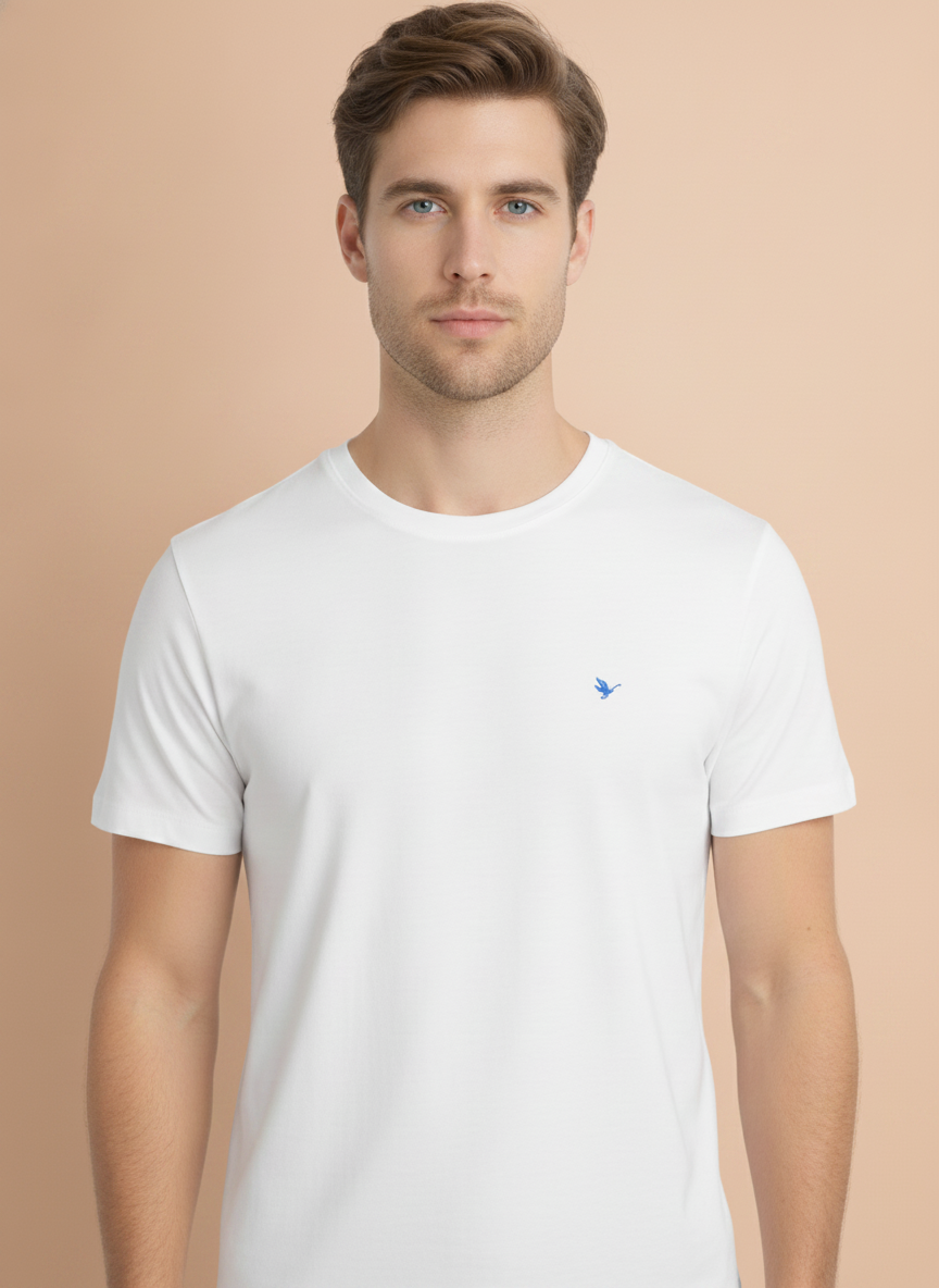 Mens Premium Cotton Half Sleeve Crew Neck T-Shirts