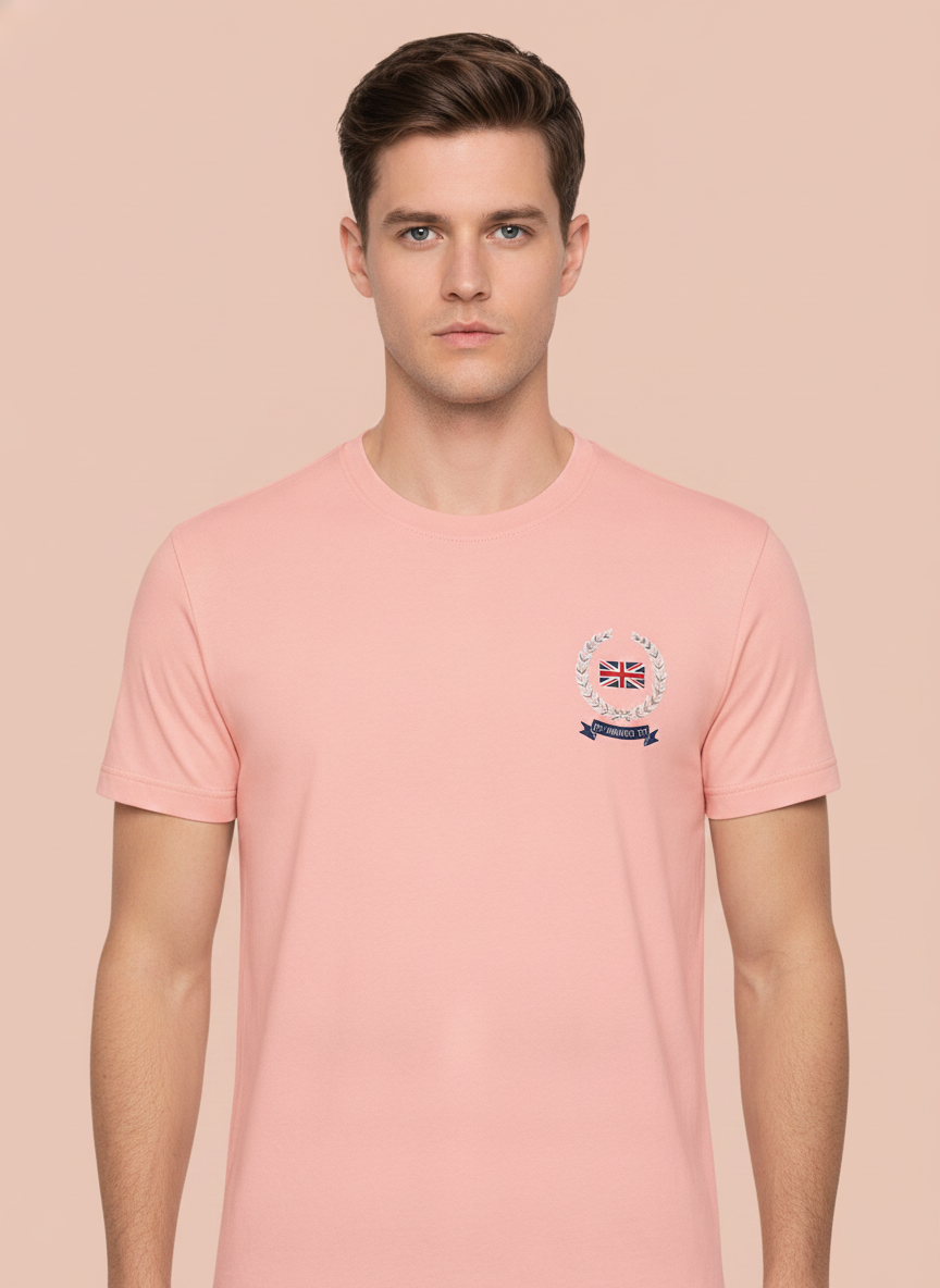 Mens Premium Cotton Lycra Graphic Half Sleeve Crew Neck T-Shirts