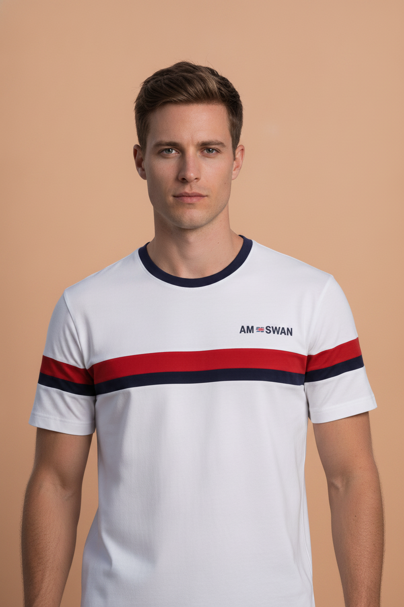 Mens Premium Cotton Lycra Printed Half Sleeve Crew Neck T-Shirts