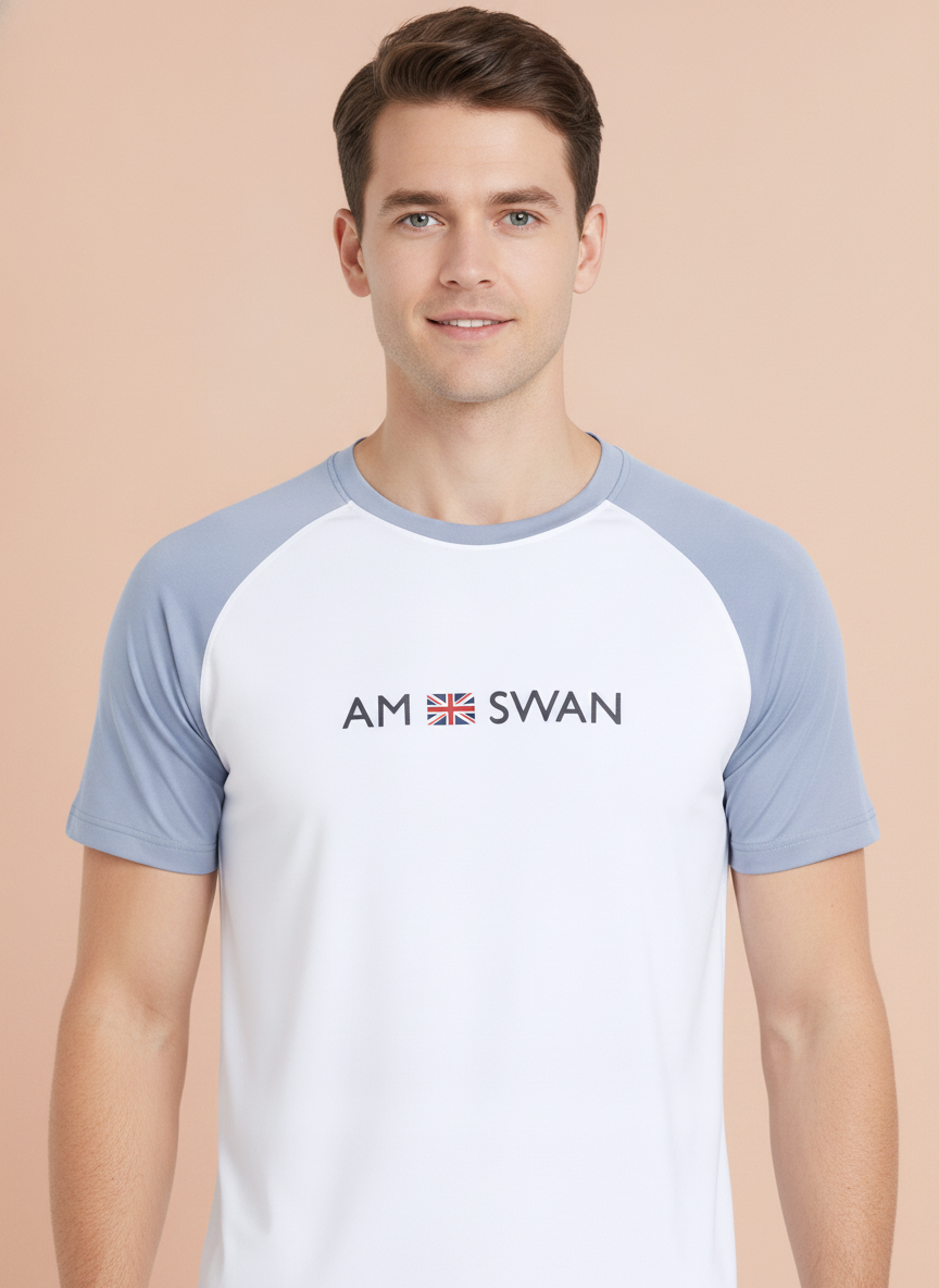 Mens Premium Cotton Printed Colourblock Half Sleeve T-Shirts