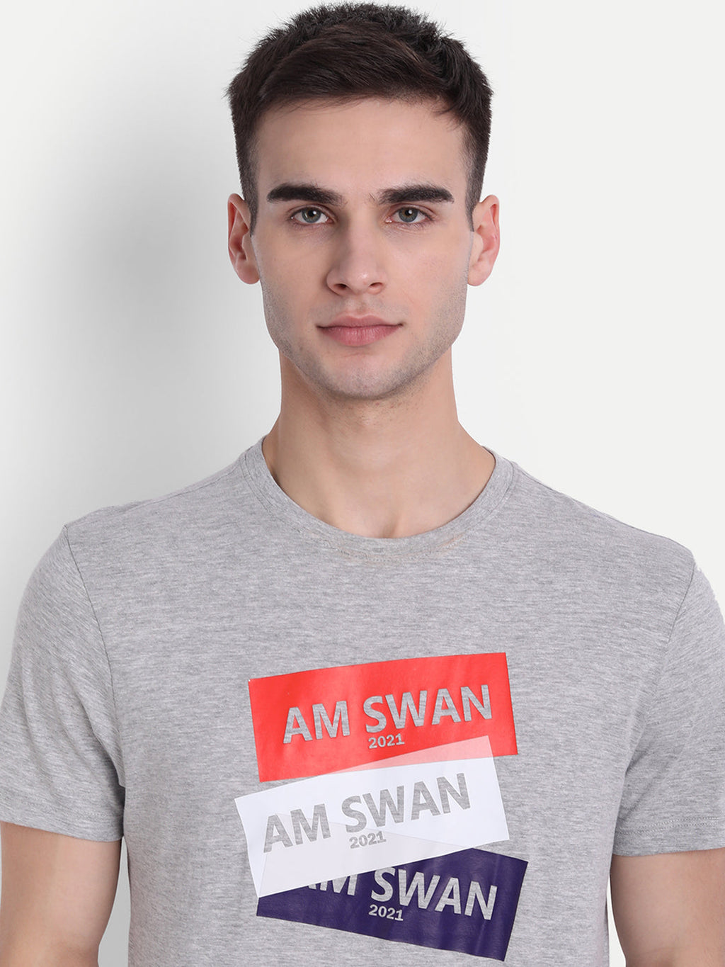 MENS PREMIUM COTTON PRINTED HALF SLEEVE CREW NECK T-SHIRTS