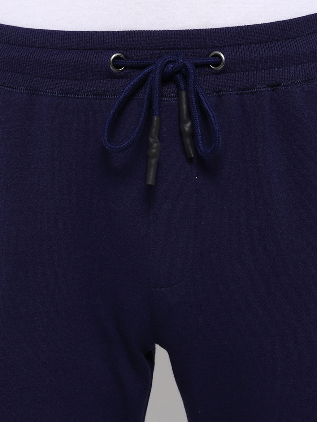 Mens Cotton Rich Lycra Track Pant With Side Printed Tape