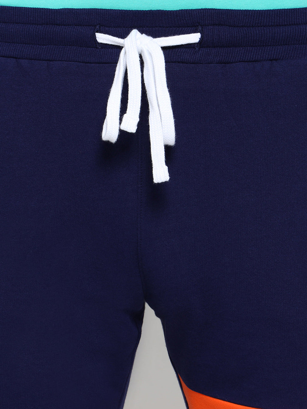 Mens Premium Cotton Colourblocked Printed Shorts