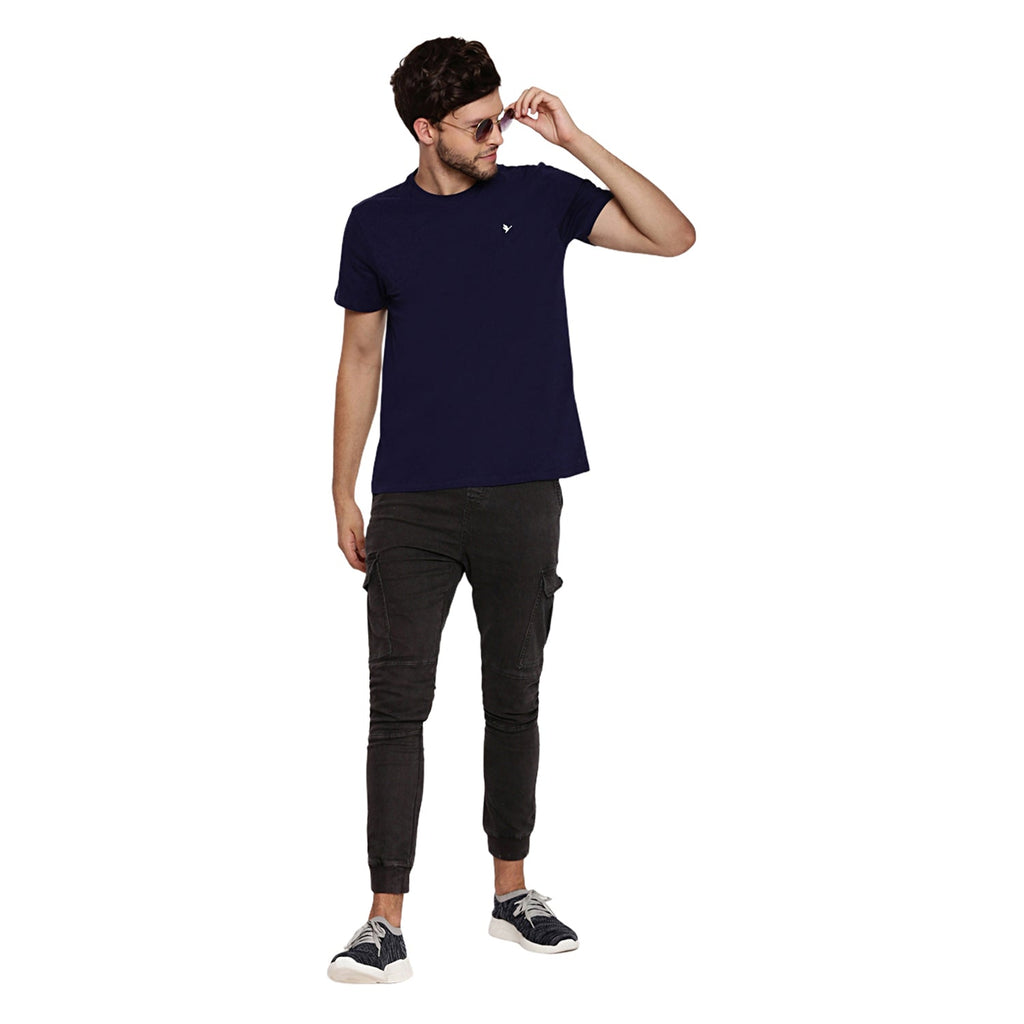 MENS PREMIUM COTTON HALF SLEEVE CREW NECK T-SHIRTS