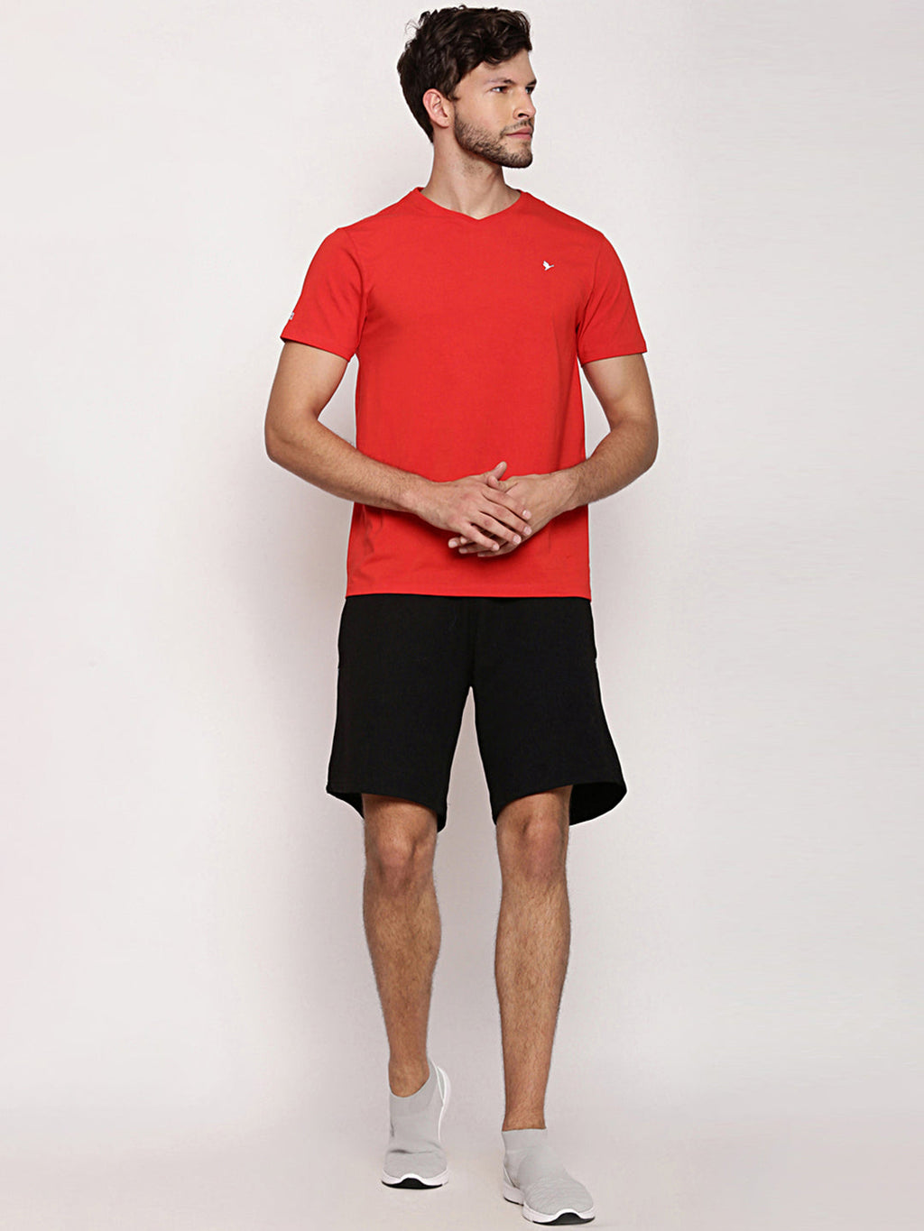 MENS PREMIUM COTTON HALF SLEEVE V NECK T-SHIRTS
