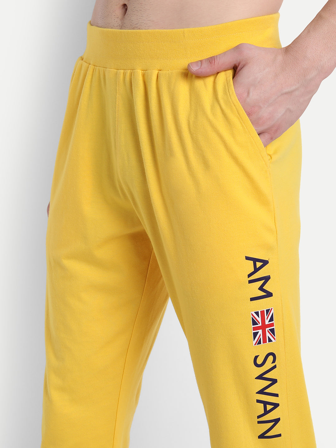 Mens Premium Cotton Printed Track Pant