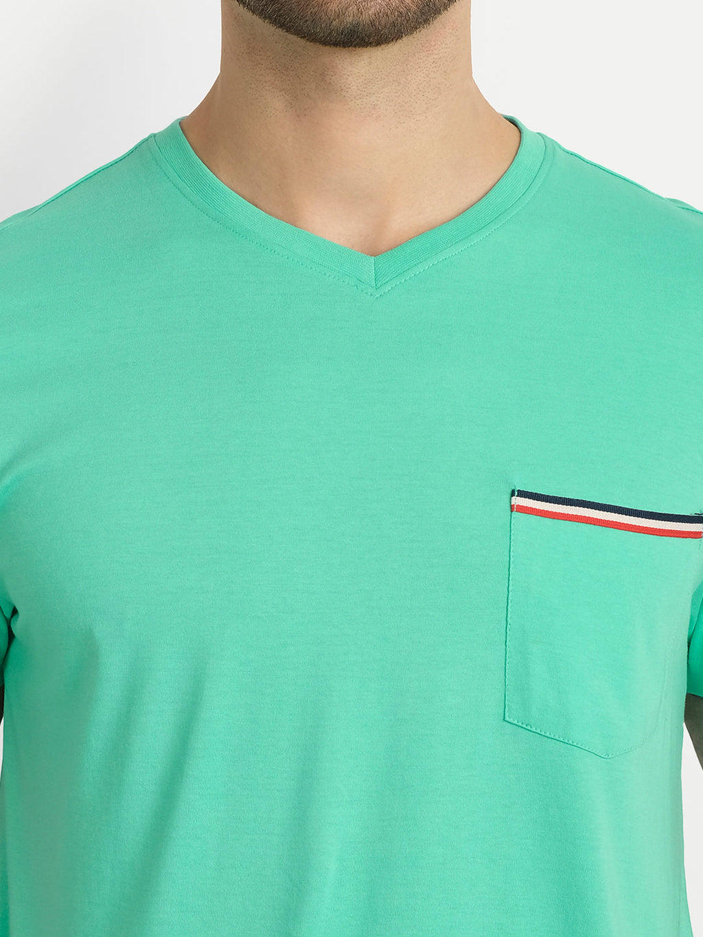 MENS PREMIUM COTTON HALF SLEEVE SOLID T-SHIRTS