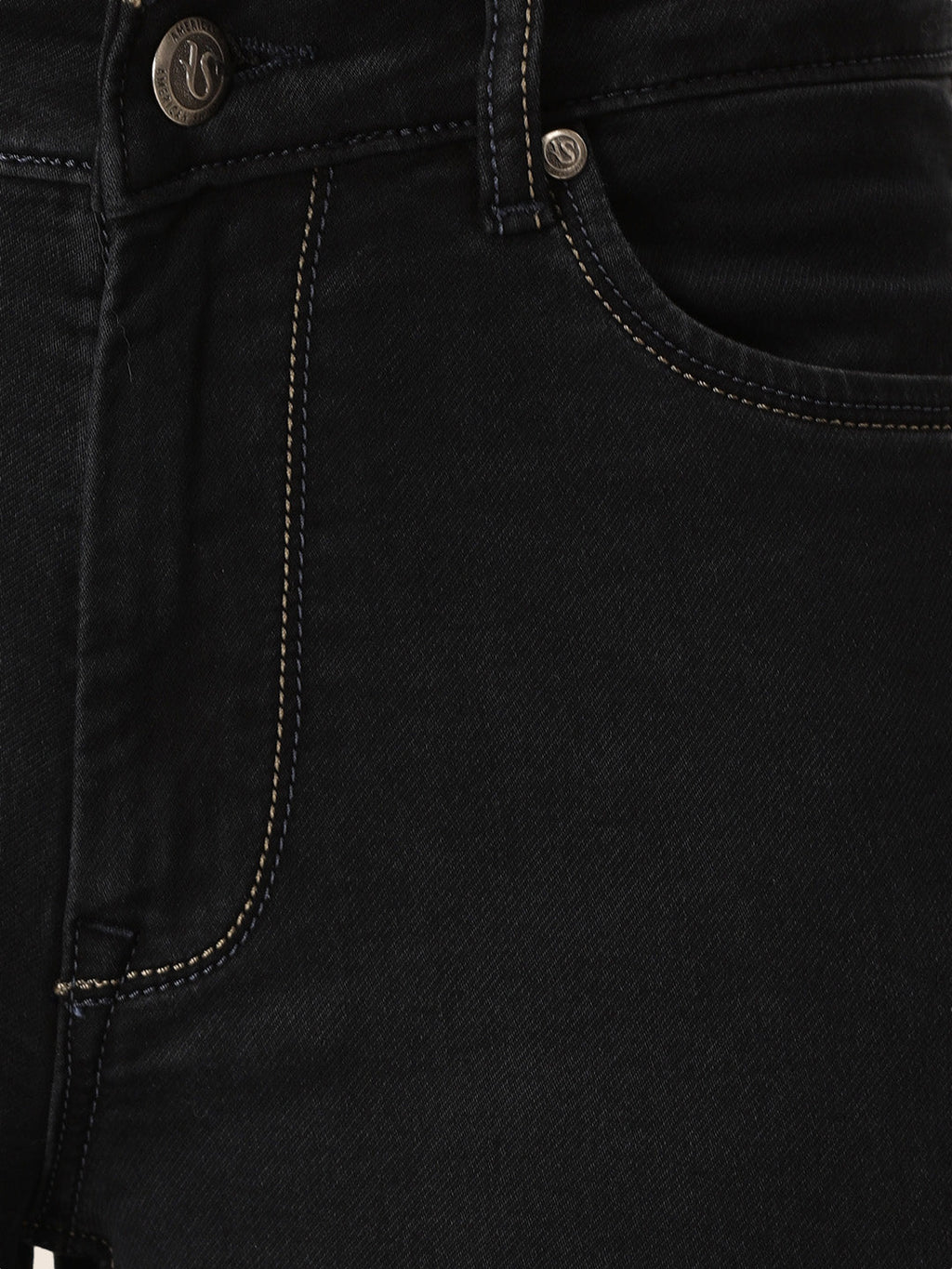 Amswan Premium Men'S Black Classic Fit Jeans