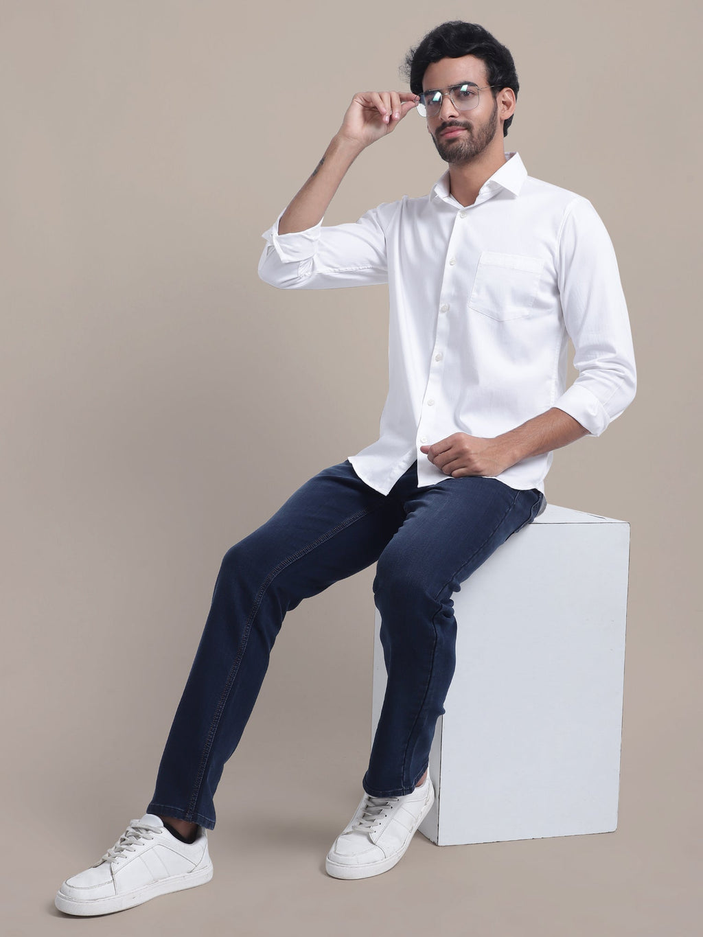 Premium Men'S Jeans Stretchable Comfort Stylish Straight Fit