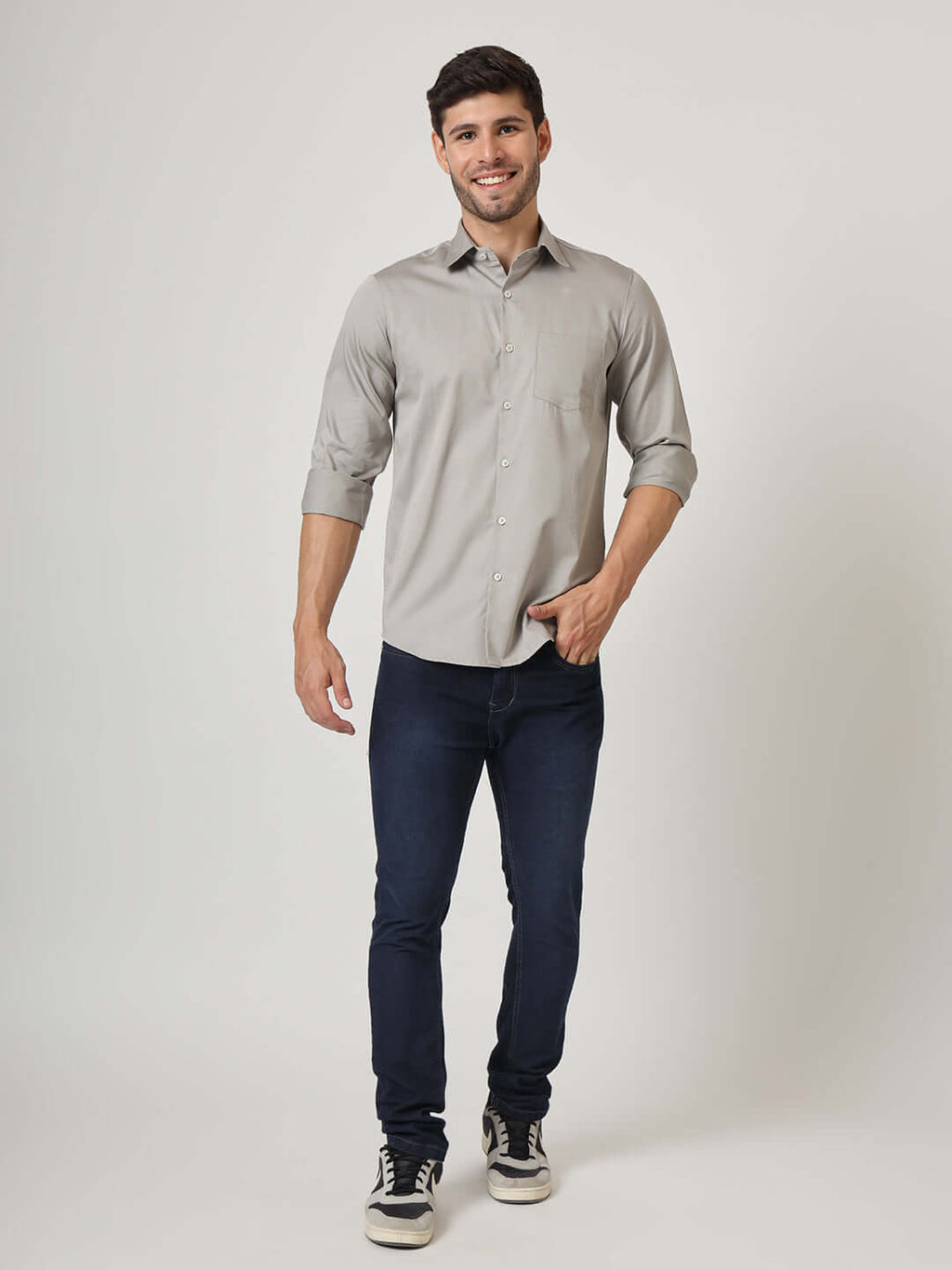 Premium Cotton Satin Shirt