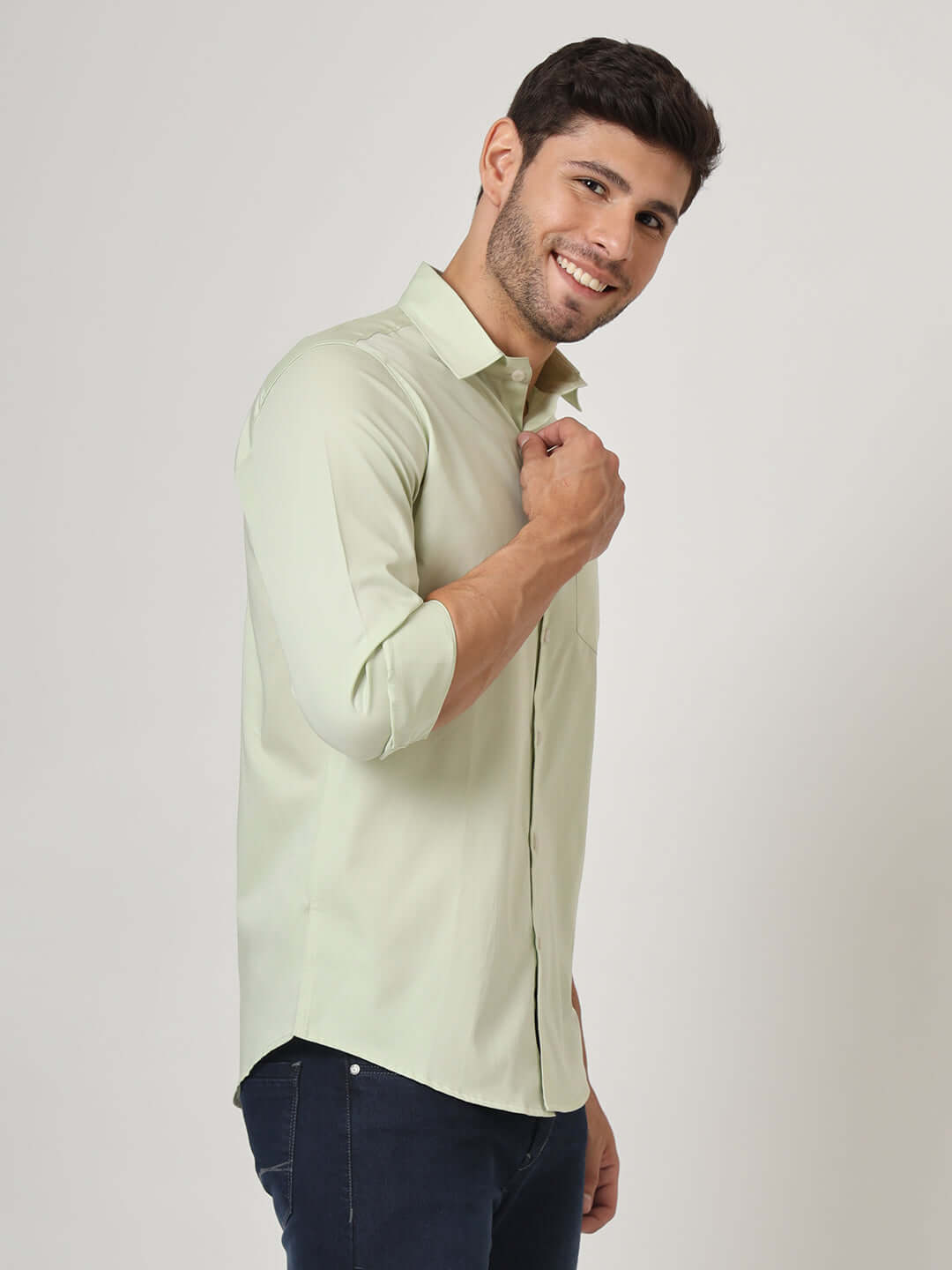 Premium Cotton Satin Shirt