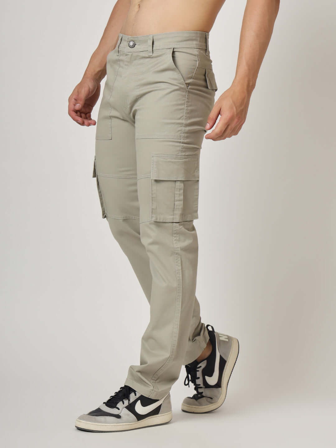 Premium Cotton Beige Cargo Pant